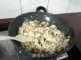 什锦炒饭的做法步骤:22