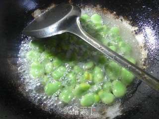 雪菜雷笋炒蚕豆的做法步骤:7