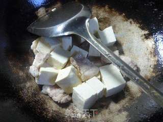 韭菜五花肉烧豆腐的做法步骤:5