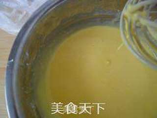 槐花戚风蛋糕的做法步骤:6