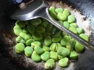 雪菜雷笋炒蚕豆的做法步骤:6