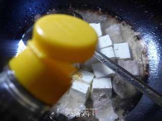 韭菜五花肉烧豆腐的做法步骤:7