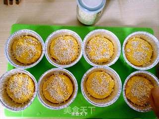 DIY宝宝食谱之南瓜芝麻发糕的做法步骤:5