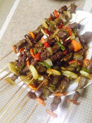 牛肉串的做法步骤:4