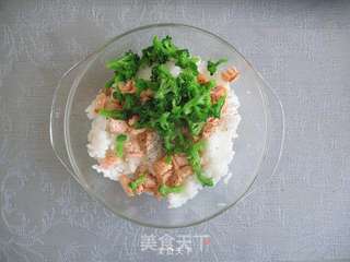 日式三文鱼饭团的做法步骤:8