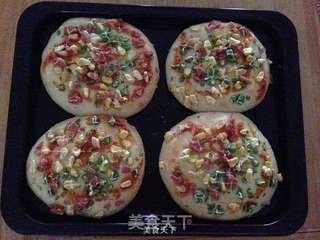 #长帝e•Bake互联网烤箱之玉米青豆沙拉包#的做法步骤:12