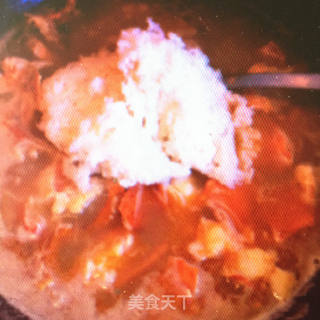 龙虾菜泡饭的做法步骤:7