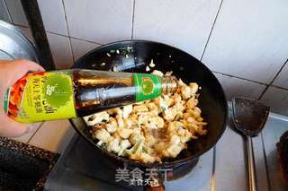 茄汁花菜肉丝的做法步骤:7
