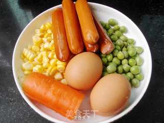 扬州炒饭的做法步骤:2