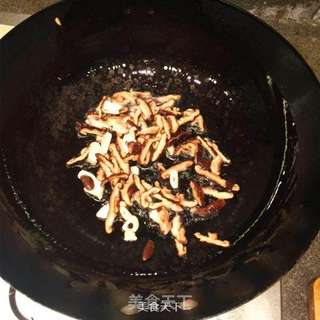 香菇炒青菜的做法步骤:6