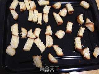 #长帝e•Bake互联网烤箱之蒜香黄油烤面包片#的做法步骤:7