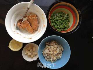 三文鱼麦粒沙拉的做法步骤:4
