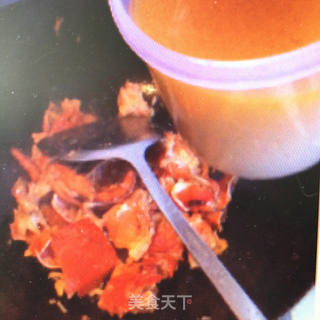 龙虾菜泡饭的做法步骤:5