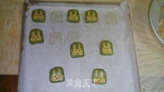 DIY萌兔子——抹茶萌兔曲奇饼干的做法步骤:27