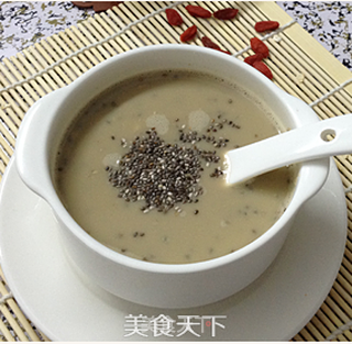 黑豆浆奇亚籽燕麦---美味又简单的早餐的做法步骤:6