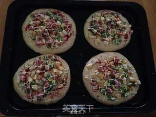 #长帝e•Bake互联网烤箱之玉米青豆沙拉包#的做法步骤:10