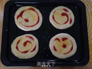 #长帝e•Bake互联网烤箱之玉米青豆沙拉包#的做法步骤:7