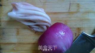 #金龙鱼稻米油#鱿鱼须酱酱炒饭的做法步骤:2