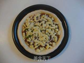 黑胡椒牛肉披萨(8寸)的做法步骤:7