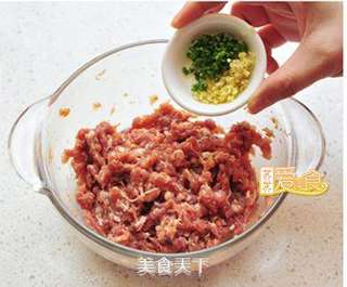 慈禧最爱吃鲜汤四溢的门钉肉饼——经典传统名吃家庭版的做法步骤:4