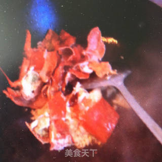 龙虾菜泡饭的做法步骤:4