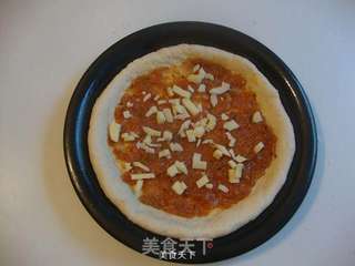 黑胡椒牛肉披萨(8寸)的做法步骤:5