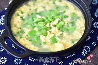 【蚕豆鸡蛋花】的做法步骤:7