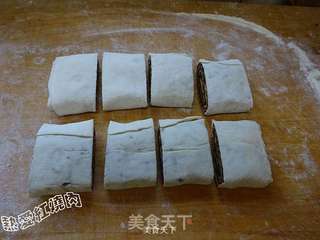 芝麻酱红糖花卷的做法步骤:12