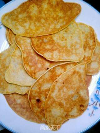 自己研制的香蕉饼的做法步骤:9