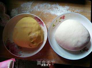 双色馒头的做法步骤:8