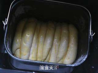 浓郁奶香排包的做法步骤:7