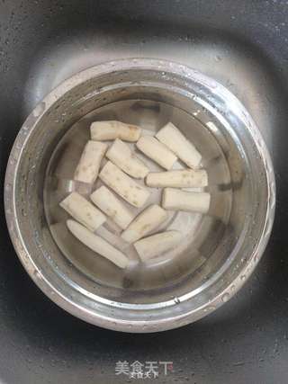 果味三色山药的做法步骤:2