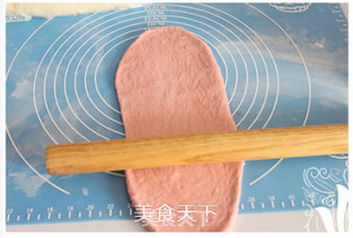 三色土司的做法步骤:7