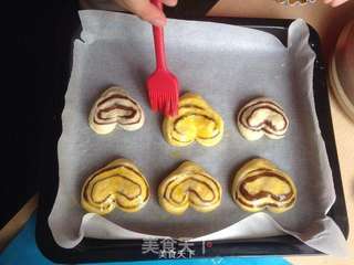 花式心形面包的做法步骤:20