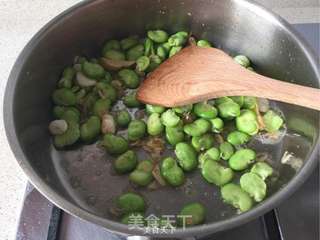 【蚕豆鸡蛋花】的做法步骤:4
