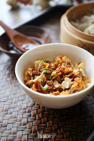 槐花麦饭的做法步骤:6