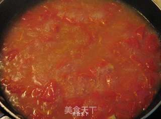 三文鱼番茄汤的做法步骤:6