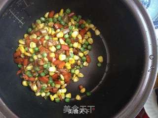 缤纷素锦-松茸饭的做法步骤:9