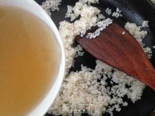 松茸生炒糯米饭的做法步骤:13