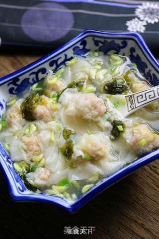 槐花绉纱馄饨的做法步骤:10