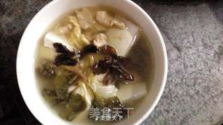嫩豆腐鱼腥草汤的做法步骤:2
