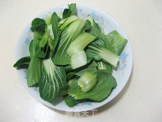 鸡肉香菇油菜的做法步骤:6