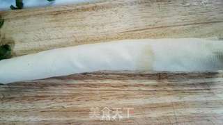 豆皮素菜卷的做法步骤:5