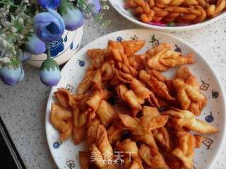 酥脆小麻花的做法步骤:9
