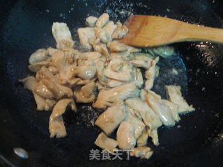 鸡肉香菇油菜的做法步骤:7
