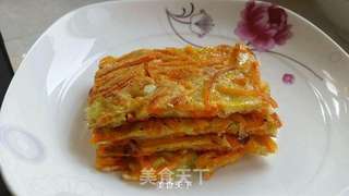 胡萝卜丝饼的做法步骤:6