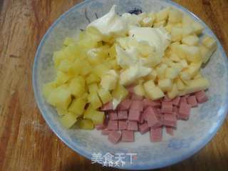 土豆火腿沙拉酱的做法步骤:7
