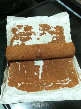 巧克力蛋卷的做法步骤:13