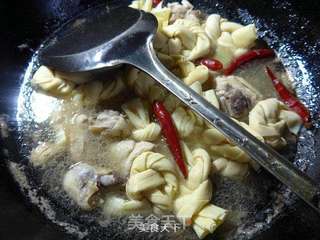 千张结烧鸡块的做法步骤:7