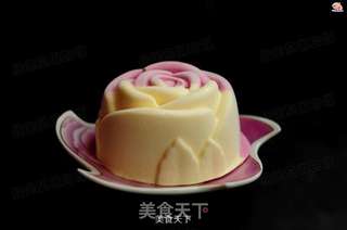 红心火龙果冻芝士双色慕斯的做法步骤:15